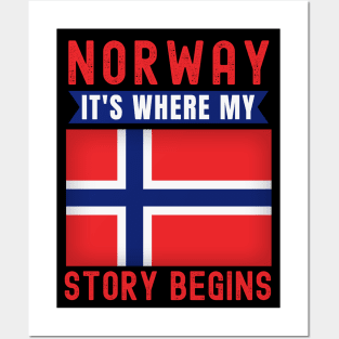 Norway It's Where My Story Begins Posters and Art